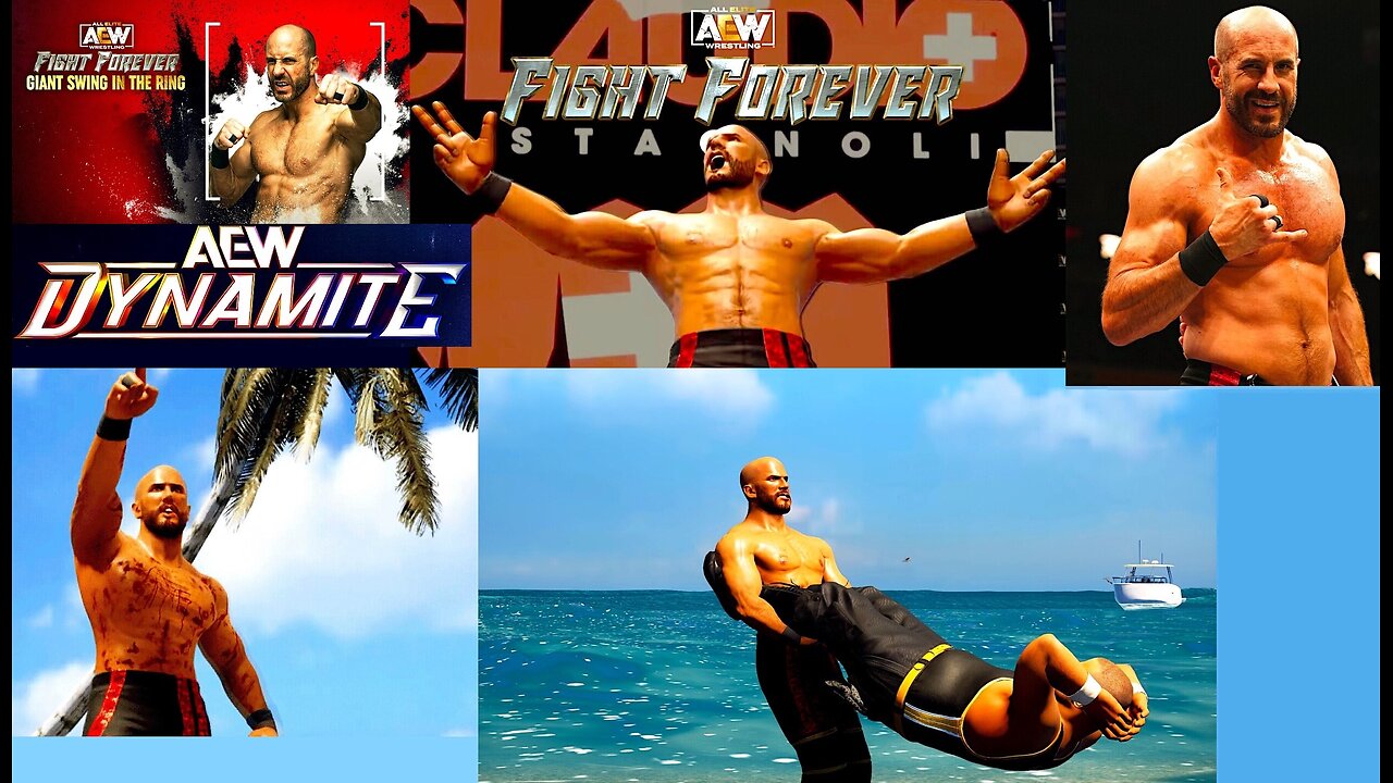 AEW Fight Forever : Giant Swing in The Ring đ€Œââïžđ€Œââïžđđ»đȘđ»đšđ»âđŠČđšđ (PS5đź)