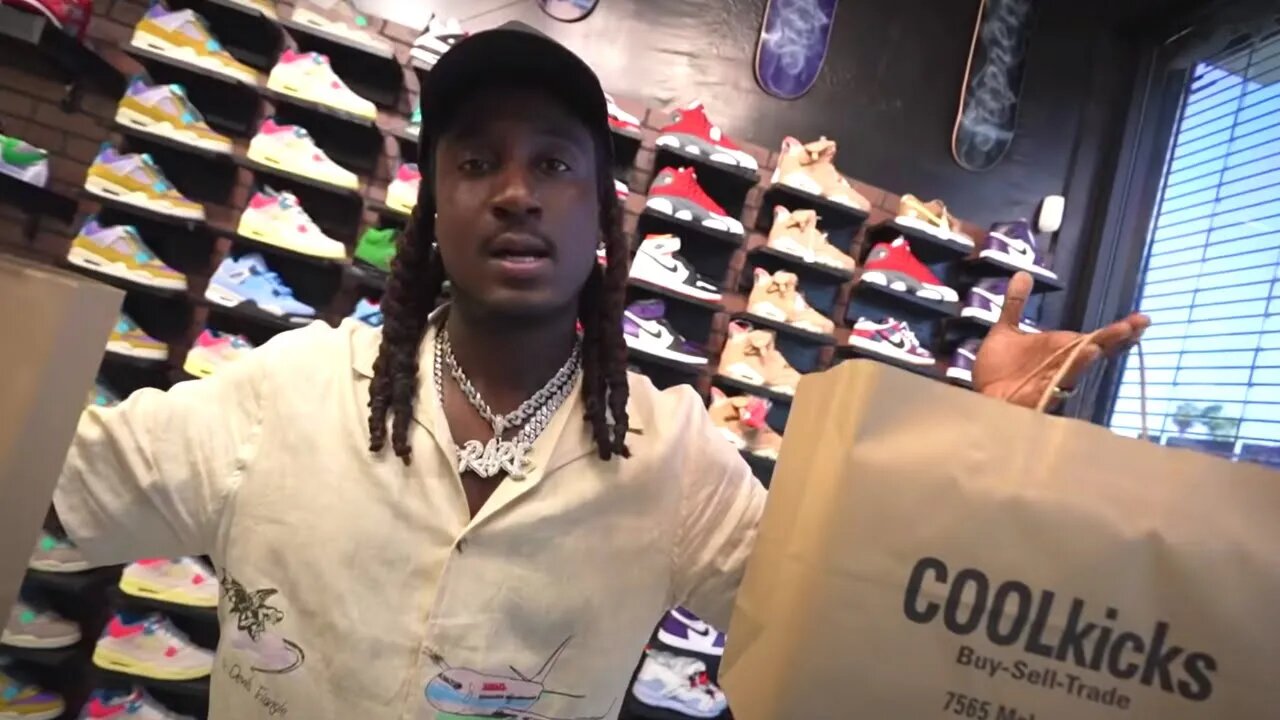 K Camp Goes Shopping For Sneakers with COOLKICKS