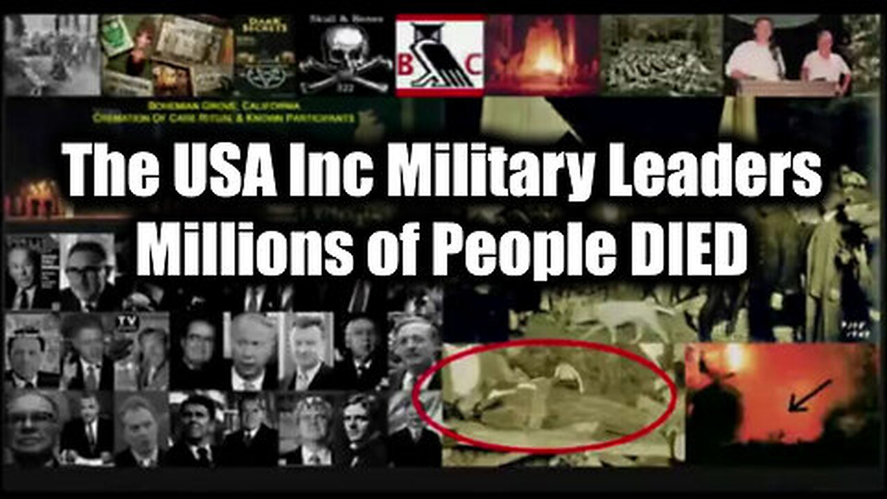 The USA Inc Military Leaders ''Millions of People DIED'' - The Entire System Must Come Down