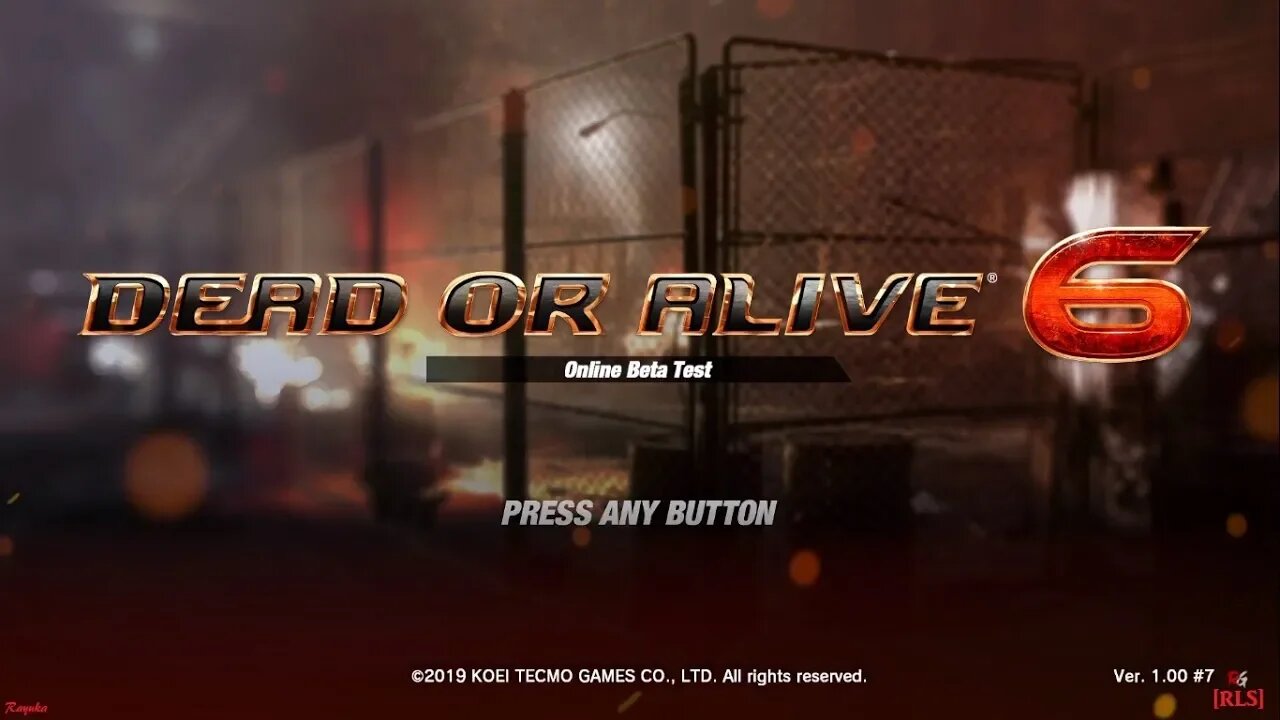 [RLS] Dead or Alive 6: Online Beta Test