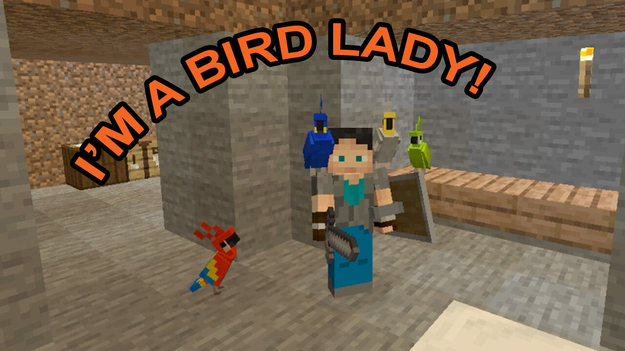 ZeroRaptor Plays Minecraft | Part 9 | Birds Flock to Me!