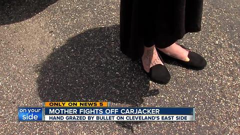 Cleveland mom of two shot at during attempted carjacking, suspect asked victim to charge his phone