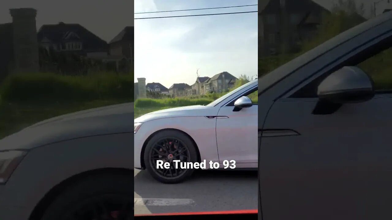 Aggressive Pops! - B9 S5 Tuned on 93 Octane