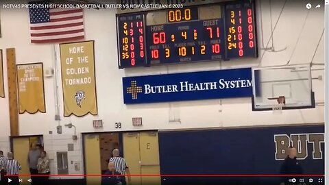 NCTV45 PRESENTS HIGH SCHOOL BASKETBALL BUTLER VS NEW CASTLE JAN 6 2023