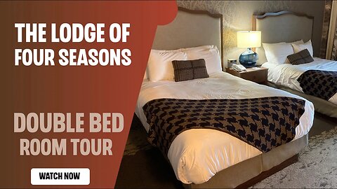 Main Lodge Deluxe Double Room Tour | Lodge of Four Seasons | Lake Ozarks | Travel Vlog