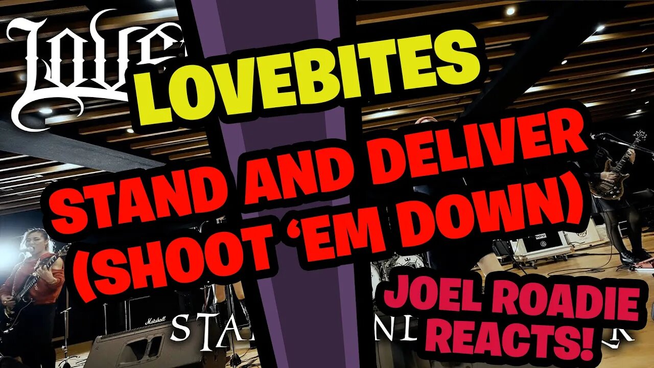 LOVEBITES / Stand And Deliver (Shoot 'em Down) [OFFICIAL MUSIC VIDEO] - Roadie Reacts