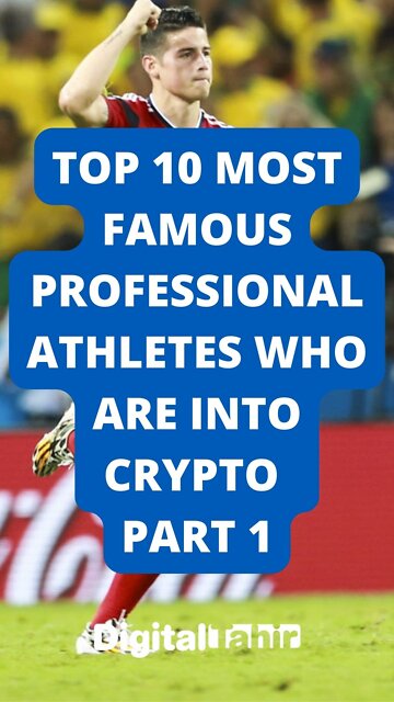 Top 10 Most Famous Professional Athletes Who Are Into Crypto Part 1