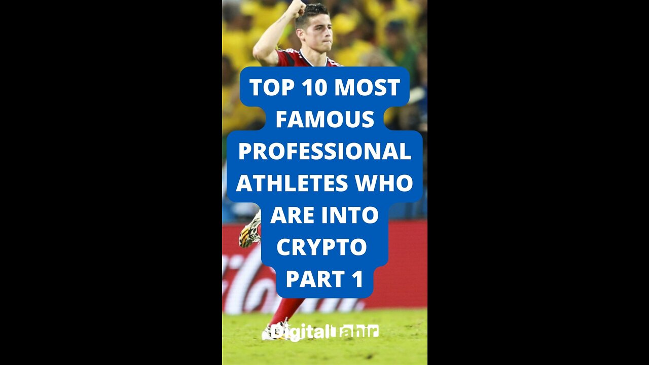 Top 10 Most Famous Professional Athletes Who Are Into Crypto Part 1