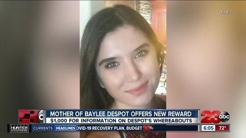 Baylee Despot reward