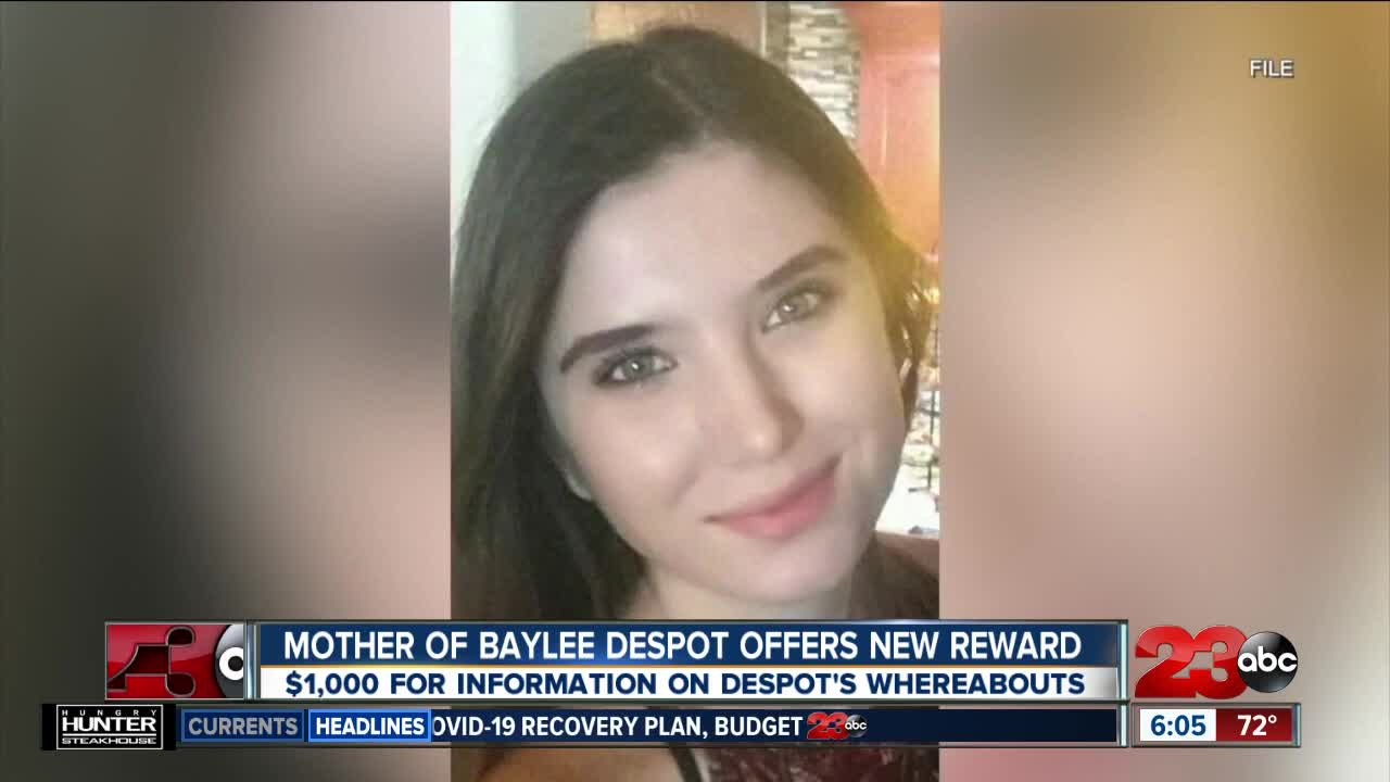 Baylee Despot reward