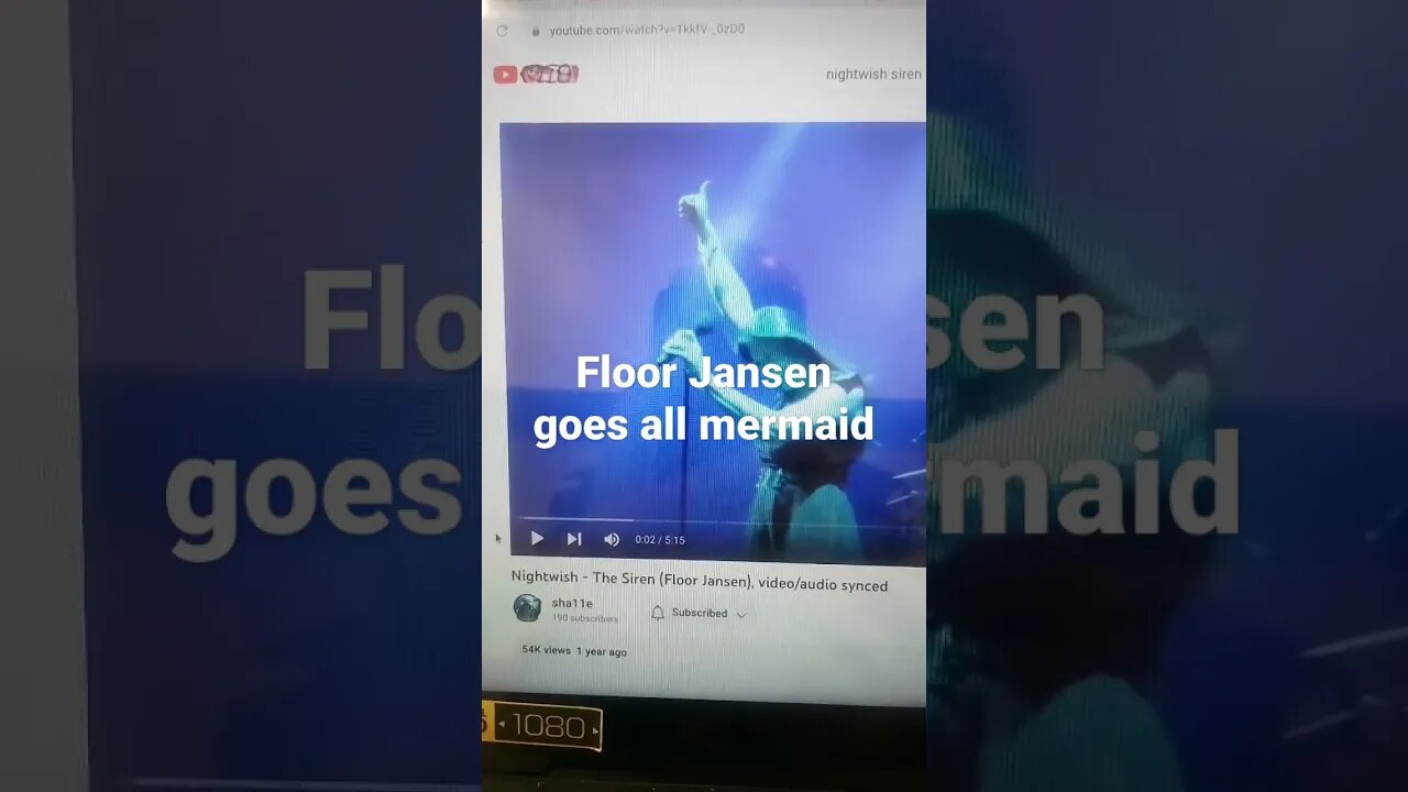 Nightwish - The Siren (Floor Jansen), video/audio synced