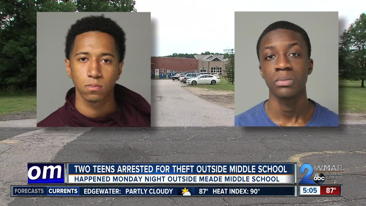 Police arrest and charge two teens in Meade Middle School assault and armed robbery