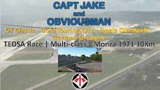 TEDSA Multi-Class Race CAPT JAKE and Obviousman Monza 1971 10K Automobilista 2