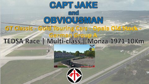 TEDSA Multi-Class Race CAPT JAKE and Obviousman Monza 1971 10K Automobilista 2