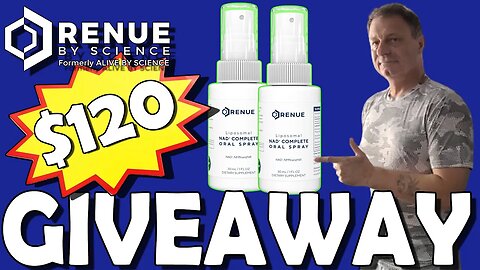 $120 MEGA NAD, NMN, NR GIVEAWAY | RENUE by SCIENCE