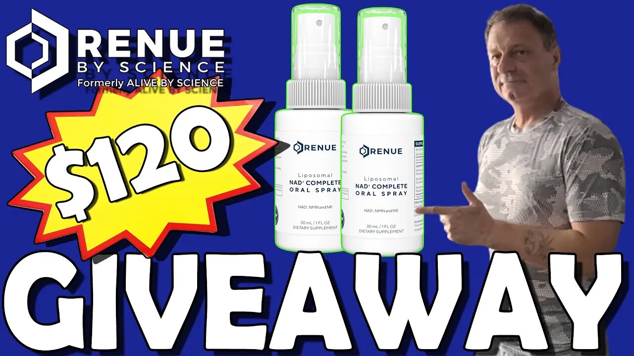 $120 MEGA NAD, NMN, NR GIVEAWAY | RENUE by SCIENCE