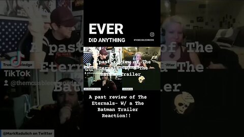 Clip #14 of a past review of the Eternals (2021) W/ a The Batman Trailer Reaction!! #thebatman
