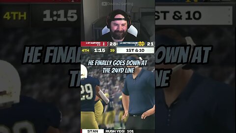 Getting excited that Patty is back to his old ways in NCAA Football 14!!