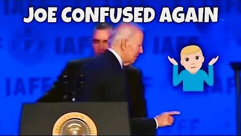 Biden AGAIN Doesn't Know Where to go AFTER his speech