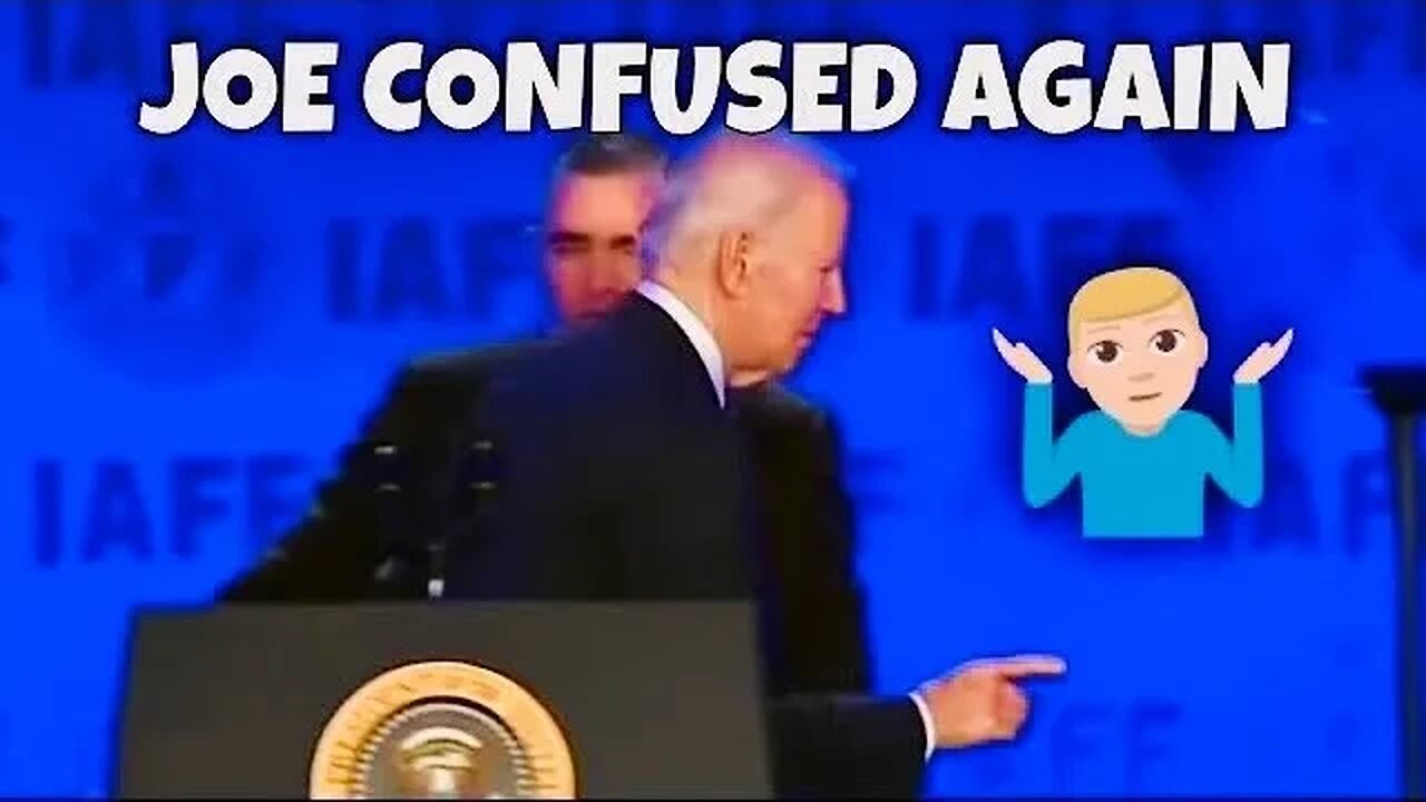 Biden AGAIN Doesn't Know Where to go AFTER his speech
