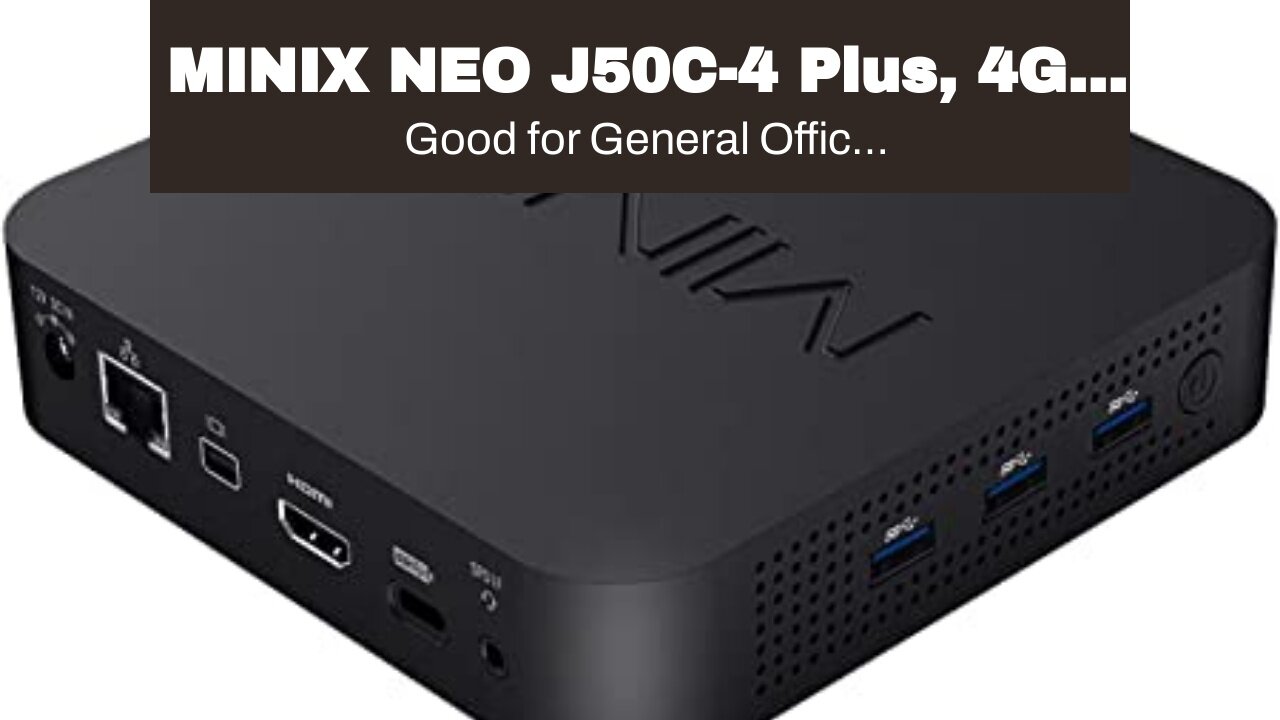 MINIX NEO J50C-4 Plus, 4GB DDR4240GB Intel Pentium Silver Mini PC with Windows 10 Pro (64-bit)...