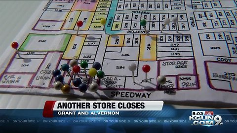 Another store closes at Grant and Alvernon