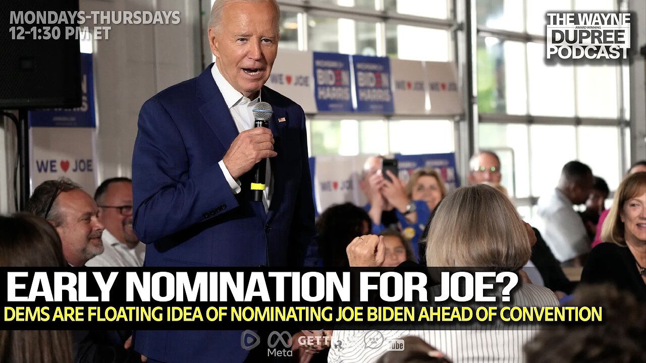 E1928: DNC Rushes To Secure Biden’s Nomination Amid Mounting Pressure! Will He Survive? 7/17/24