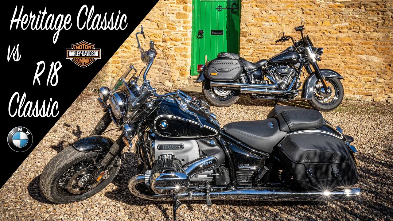 Harley-Davidson Heritage Classic vs BMW R 18 Classic. Which cruiser is best? You may be surprised!