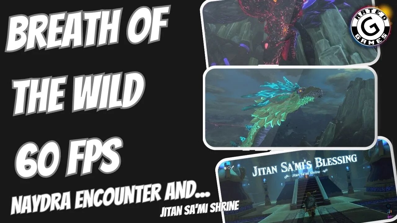 Breath of the Wild 60fps - Naydra Encounter and Jitan Sa'mi Shrine
