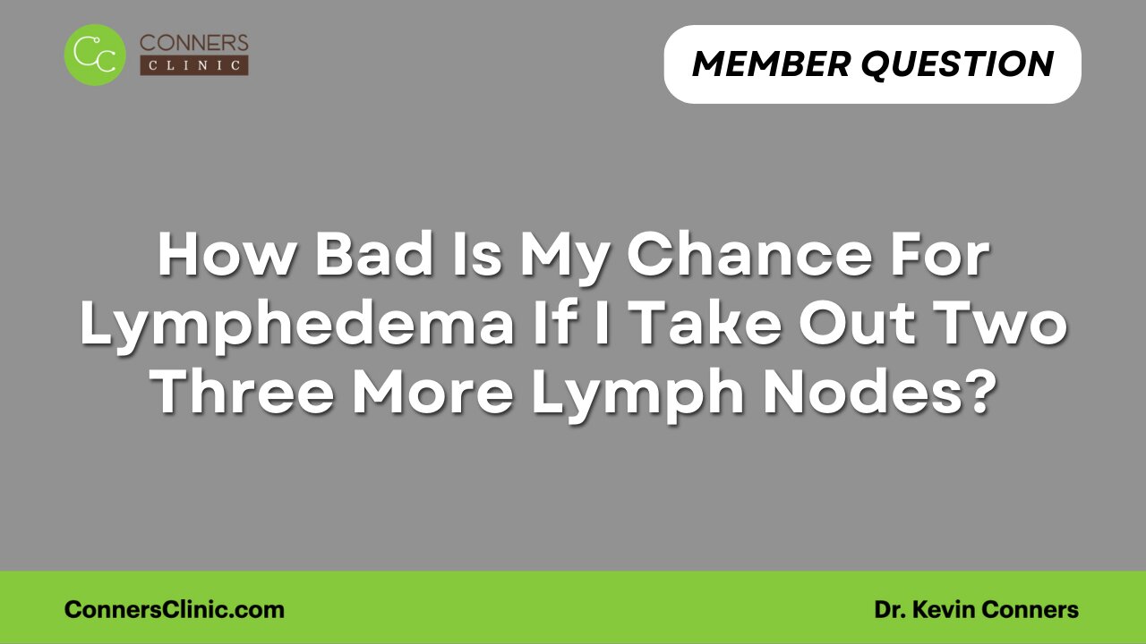 How Bad Is My Chance For Lymphedema