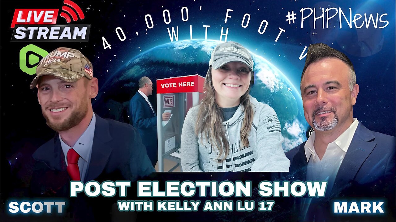 LIVE! @ 9pm EST! Post Election Coverage on The 40K Ft View w/Scott & Mark