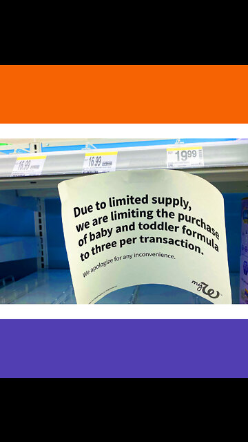 Nationwide Baby Formula Shortage