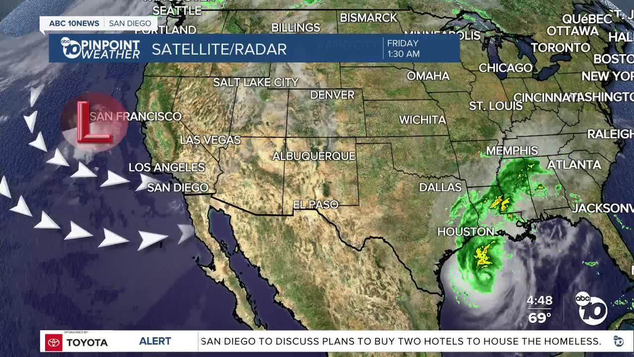 ABC 10News Pinpoint Weather with Meteorologist Megan Parry