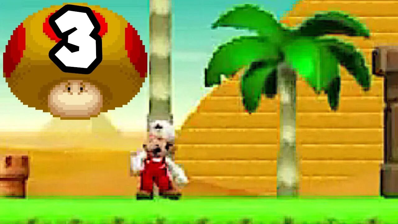 New Super Mario Bros. Walkthrough Part 3: Lush Desert