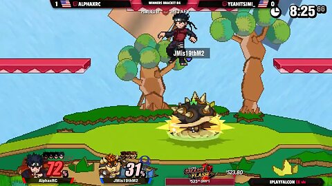 FPS4 Online - Arsee (Naruto) vs. JMi (Bowser) - Super Smash Flash 2