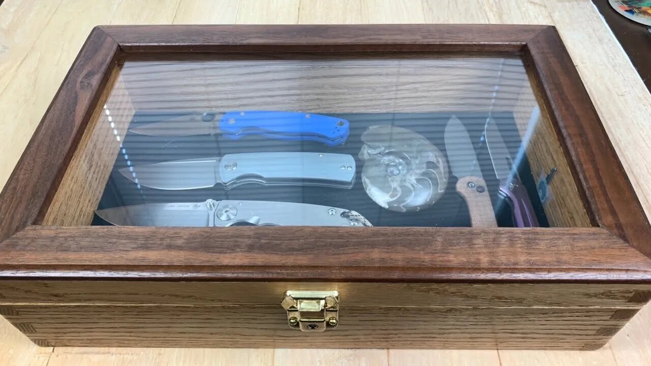 Wooden Display boxes by Pete McCann local craftsman !!