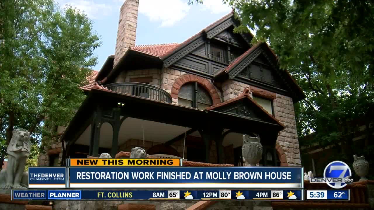 Restoration work finished at Molly Brown House