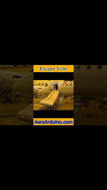 Watch Emergency Escape Slide #Aviation #Flying #AeroArduino