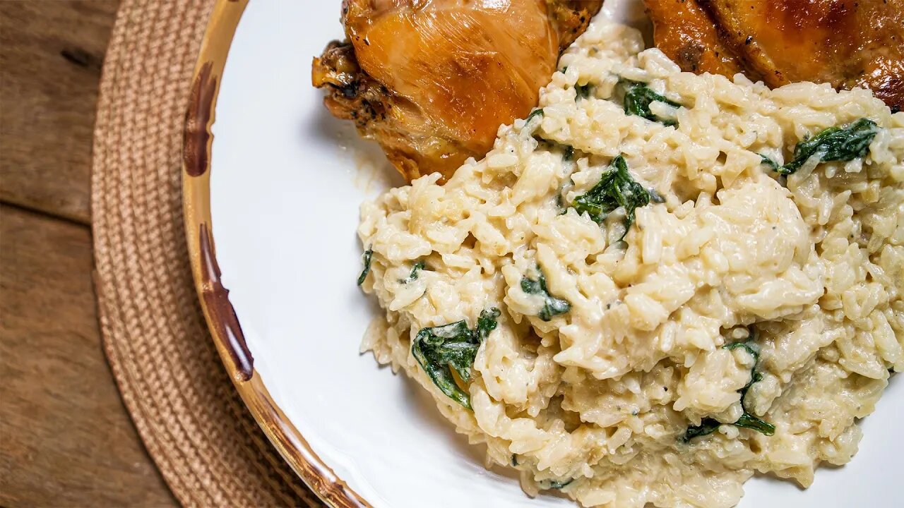 ARROZ CREMOSO FEITO COM QUEIJO GORGONZOLA | CULINÁRIA DESCOMPLICADA