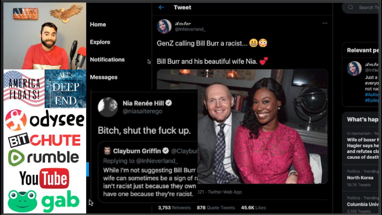 'Interracist' Marriage? Lefties LOSE To Bill Burr & Nia Renee Hill