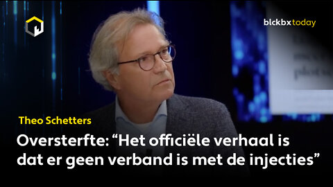 Prof. Theo Schetters (oversterfte): "Het officiële verhaal is dat er geen verband is met de injecties"