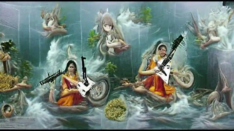 Saraswati Mantra [ai-visualisation]