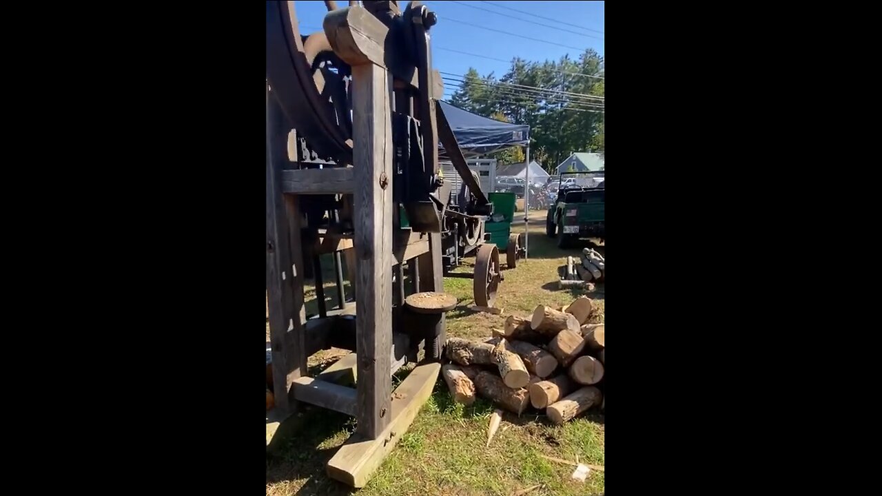 Great Great Grandfather’s Wood Chopping Machine