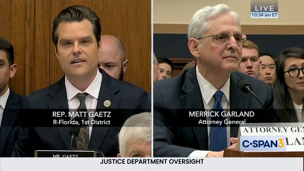 Matt Gaetz Goes Off On Garland For 'Dispatching' Matthew Collangelo From The DOJ To Bragg's Office