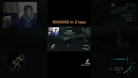 1000000 points in 2 laps challenge in a Pontiac nfsc drift