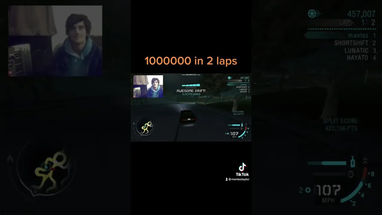 1000000 points in 2 laps challenge in a Pontiac nfsc drift