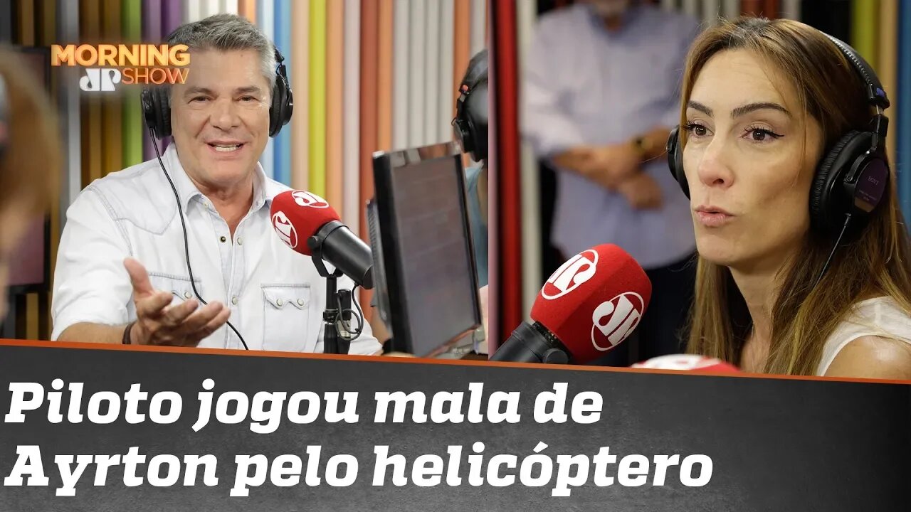 O dia em que um piloto austríaco jogou do helicóptero a mala de Ayrton Senna