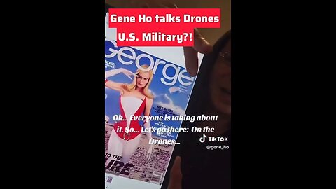 Gene Ho talks DRONES. US Military?!