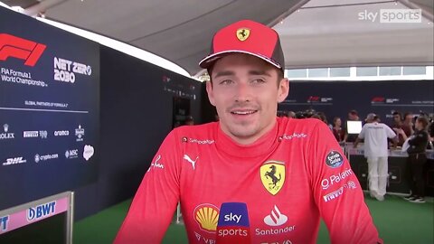 Charles Leclerc after finishing P3: I expected more! | Post Race Interview | United States GP