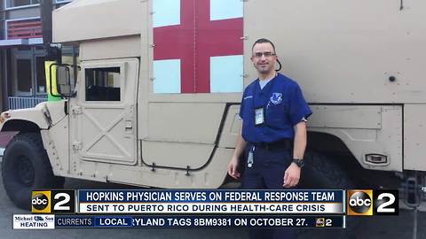 Hopkins physician provides medical care to hurricane victims in Puerto Rico